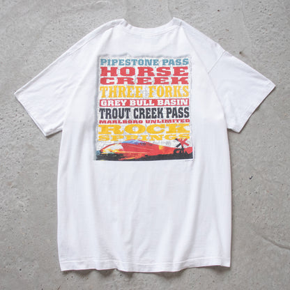 Vintage 1996 Marlboro Cigarettes 'Pipestone Pass' Tee - XL