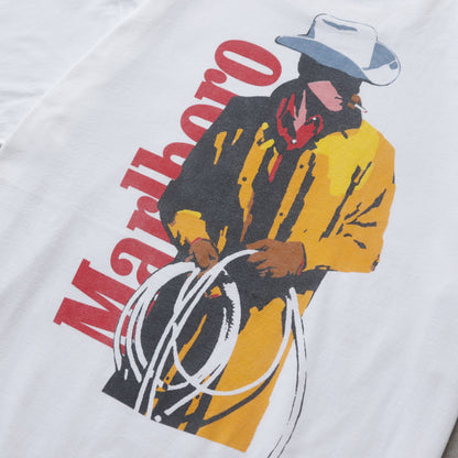 Vintage 90s Marlboro Cigarettes Cowboy Tee - XL