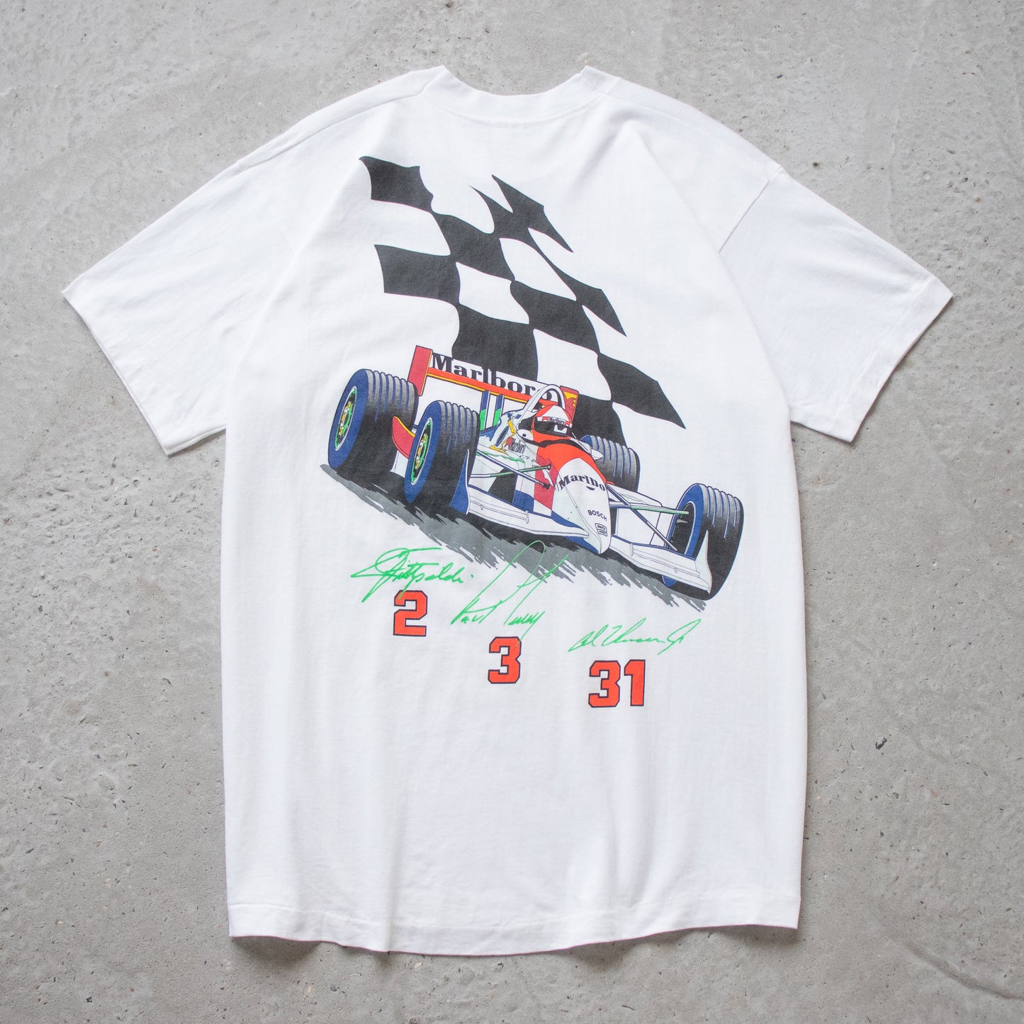 Vintage 1994 Marlboro Cigarettes Formula 1 Racing Tee - XL