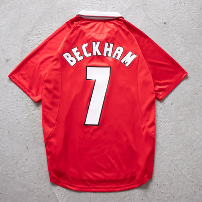 Vintage Manchester United 1999 UCL Beckham #7 Umbro Jersey - XL