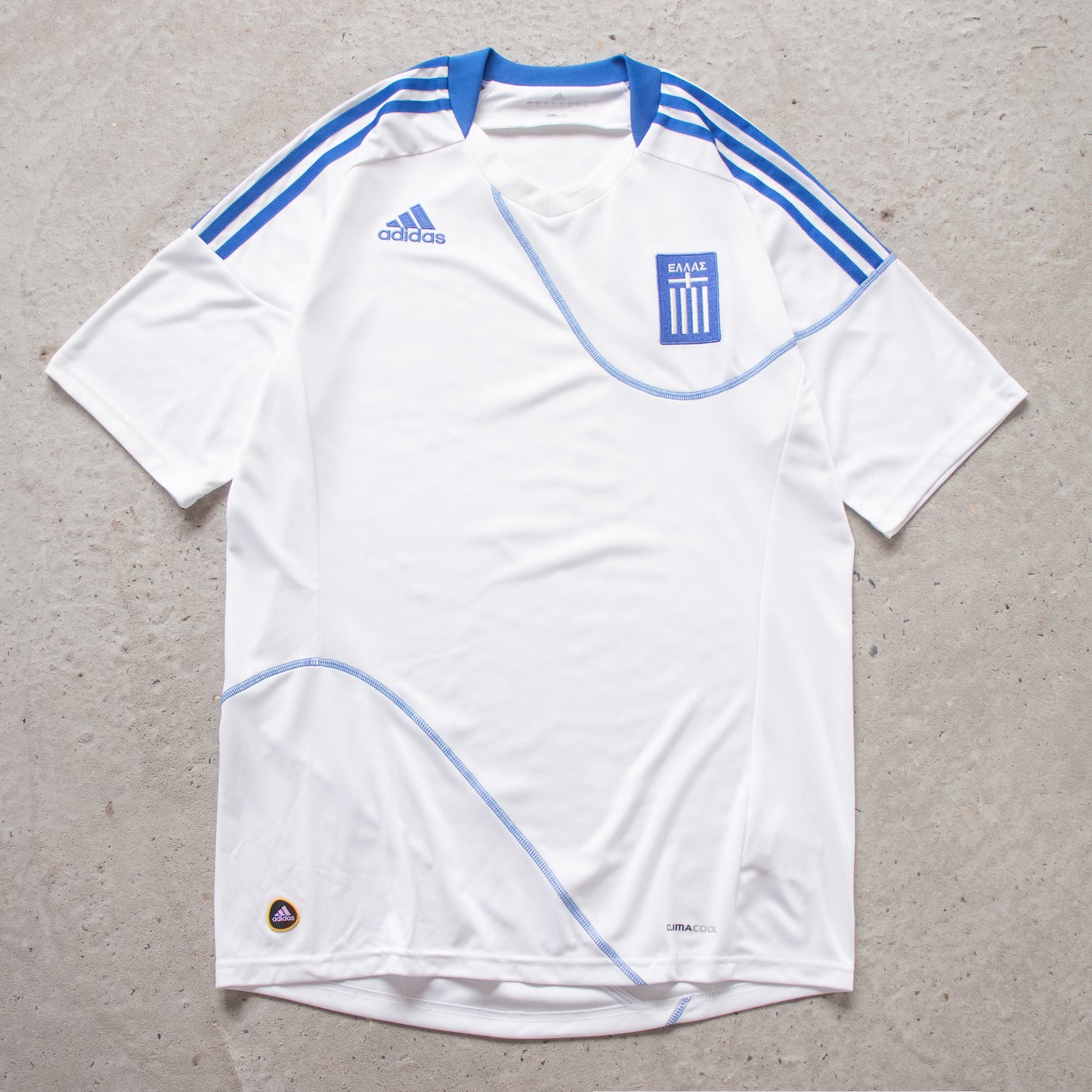 Greece 2010/11 Home Adidas Jersey - M