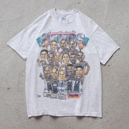 Vintage 1993 San Antonio Spurs NBA Tee - L