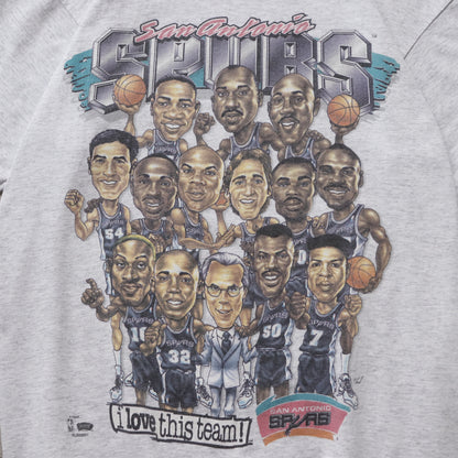 Vintage 1993 San Antonio Spurs NBA Tee - L