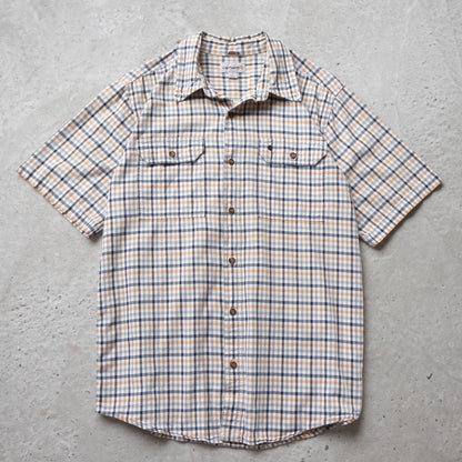 Vintage 2000s Carhartt Short Sleeve Button Up Shirt - L