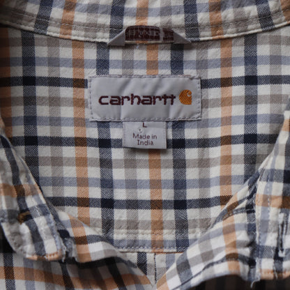 Vintage 2000s Carhartt Short Sleeve Button Up Shirt - L