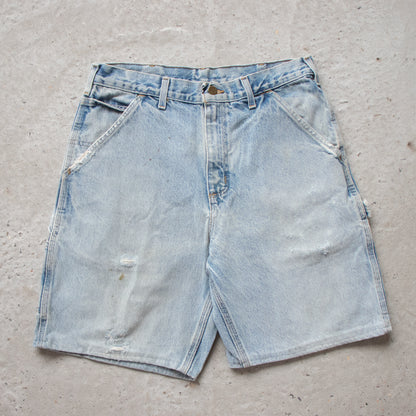 Vintage Carhartt Denim Carpenter Shorts - 32