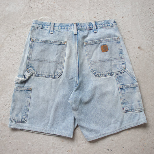 Vintage Carhartt Denim Carpenter Shorts - 32