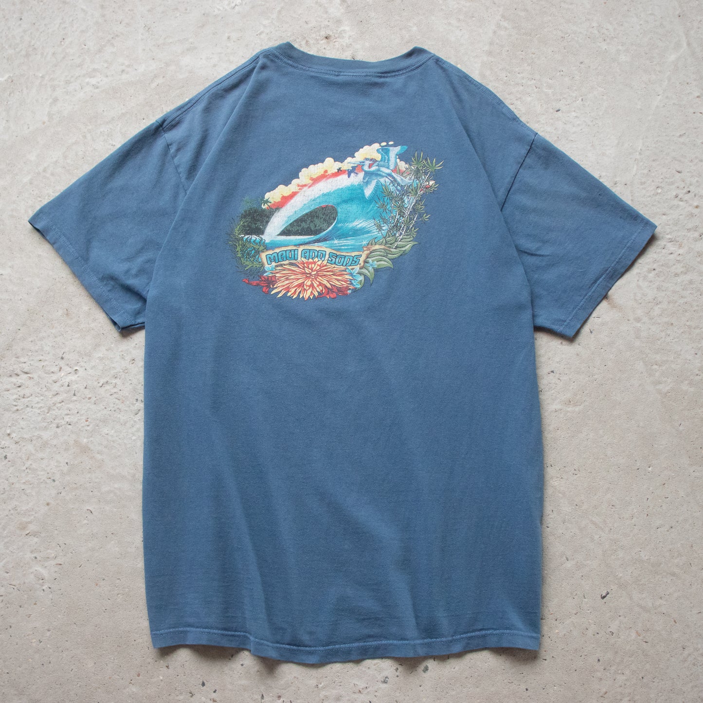 Vintage 90s Maui & Sons Surf Tee - L