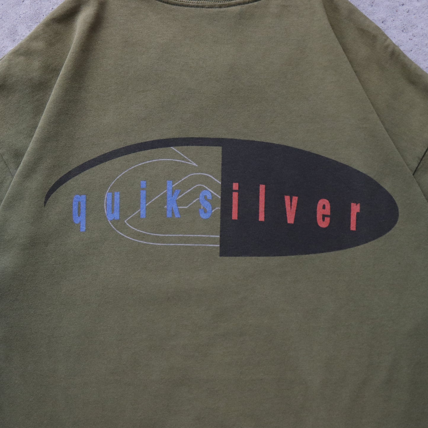 Vintage 90s Quiksilver Surf Tee - L