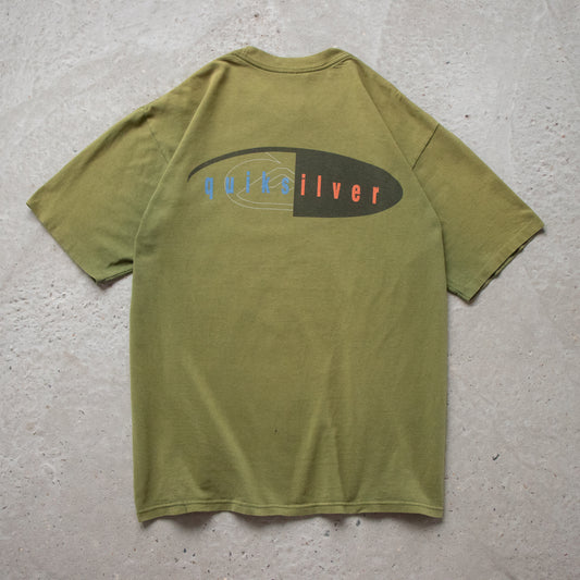 Vintage 90s Quiksilver Surf Tee - L