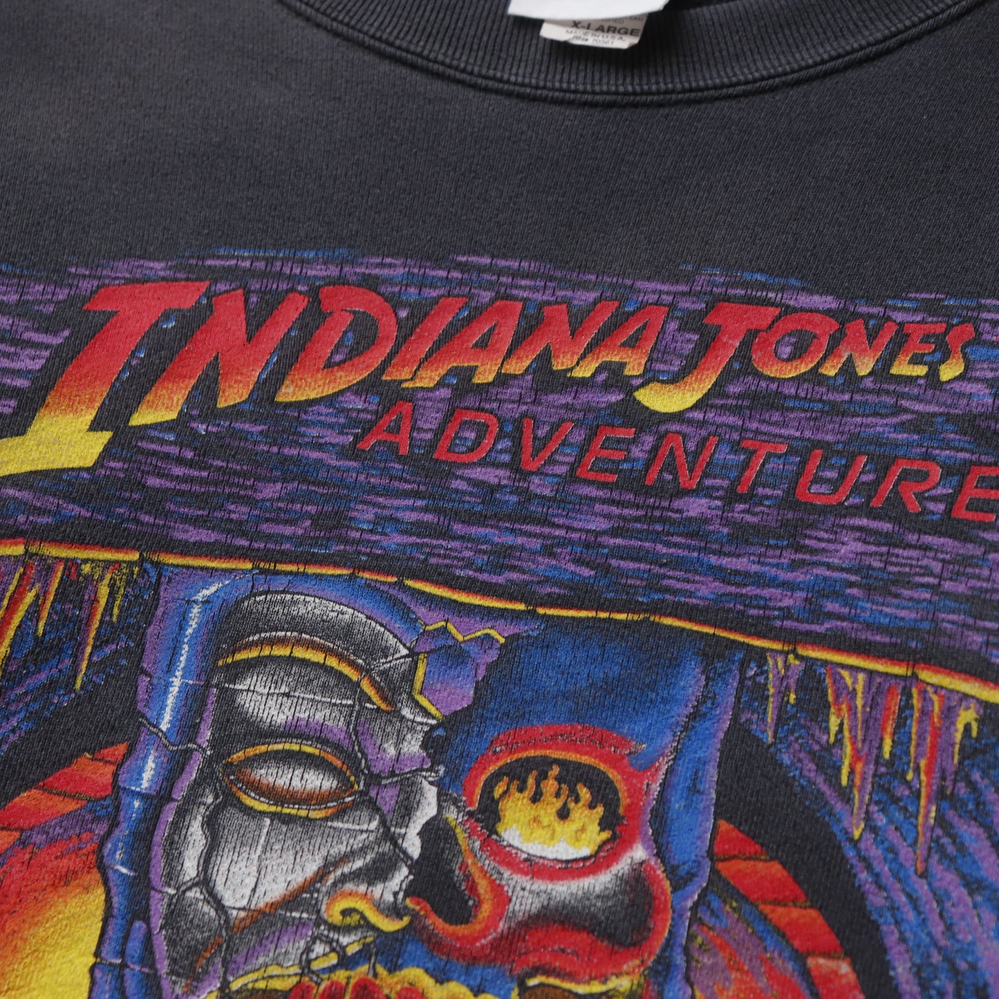 Vintage 1995 Indiana Jones Temple of The Forbidden Eye Sweatshirt - XL