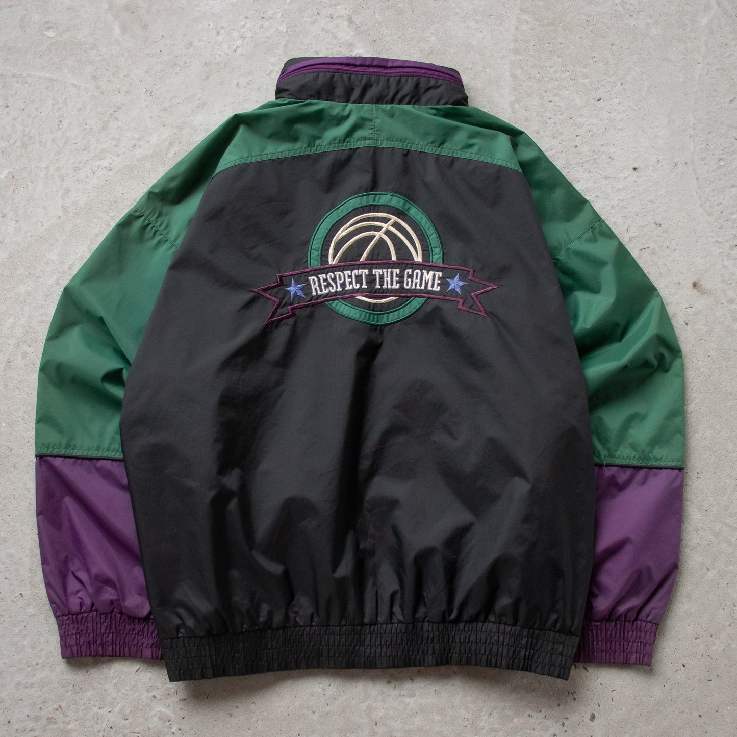 Vintage 90s Nike Basketball Respect The Game Jacket - L