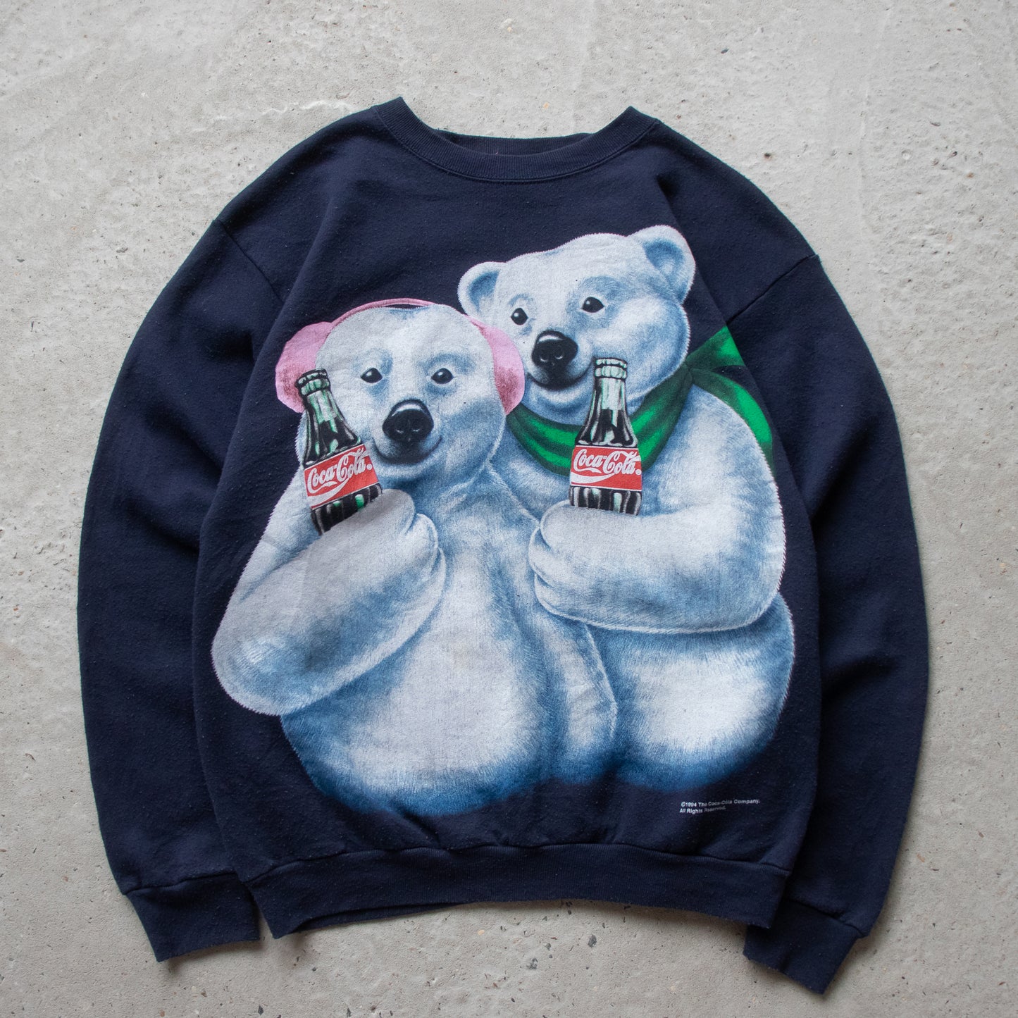 Vintage 1994 Coca-Cola Polar Bears Sweatshirt - L