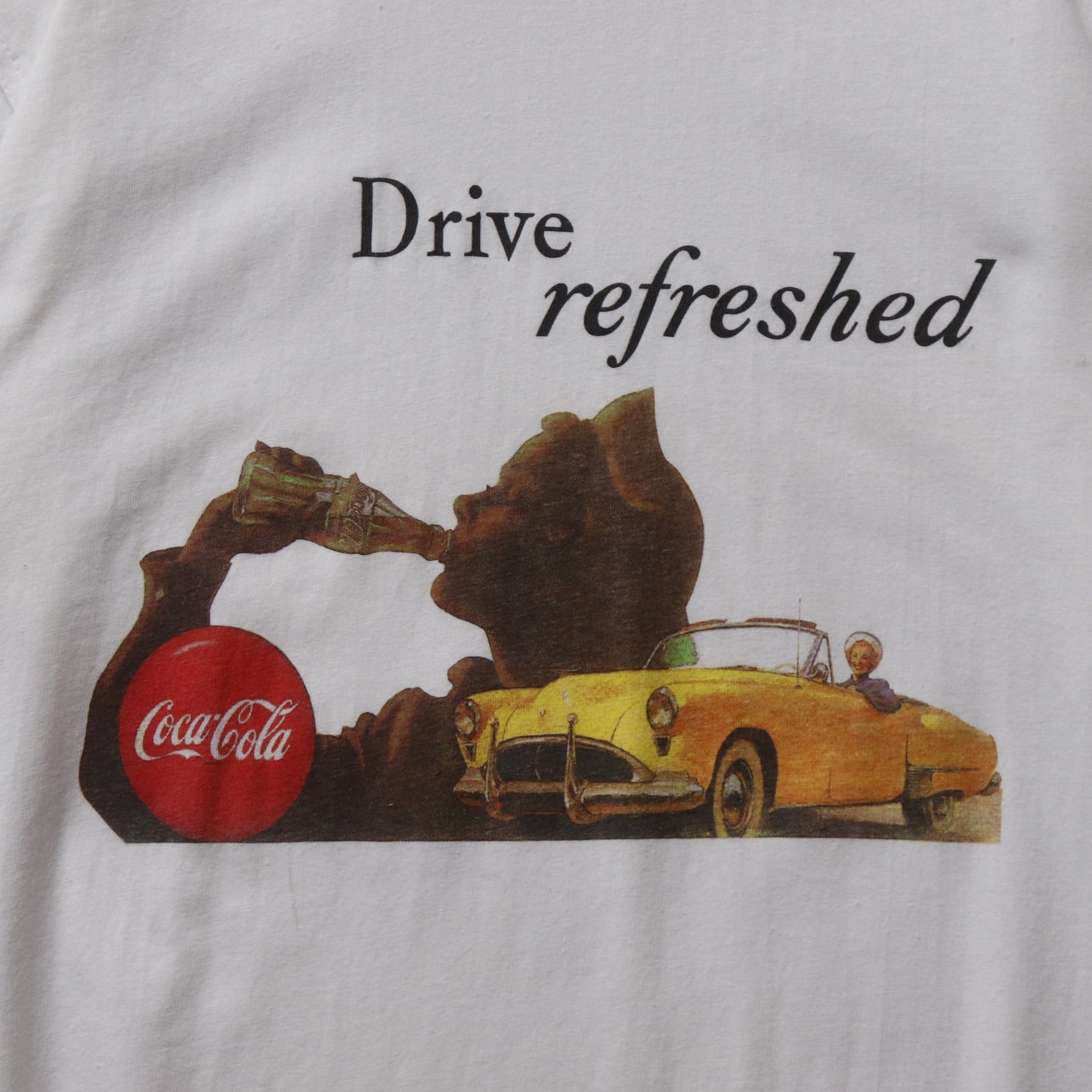 Vintage 1990 Coca-Cola Drive Refreshed Tee - L