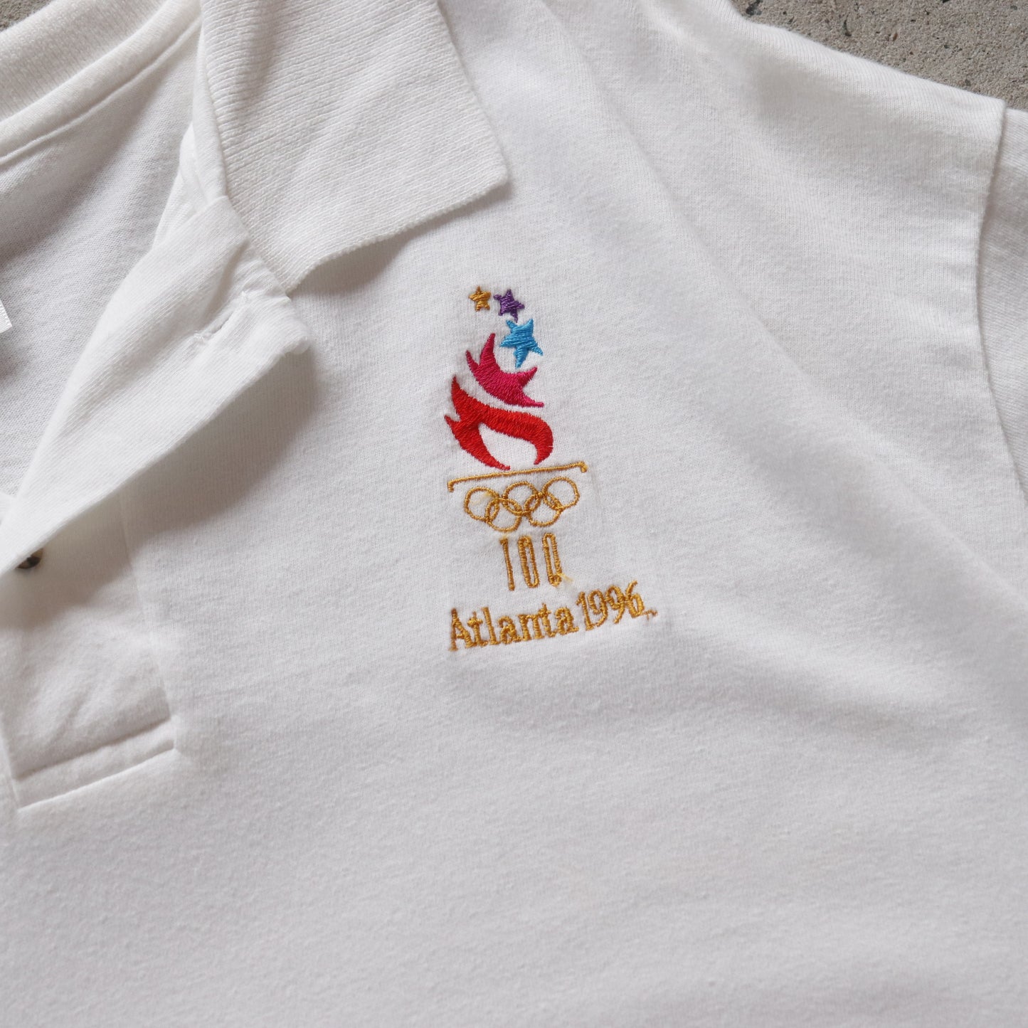 Vintage 1996 Atlanta Olympics Polo Shirt - XL