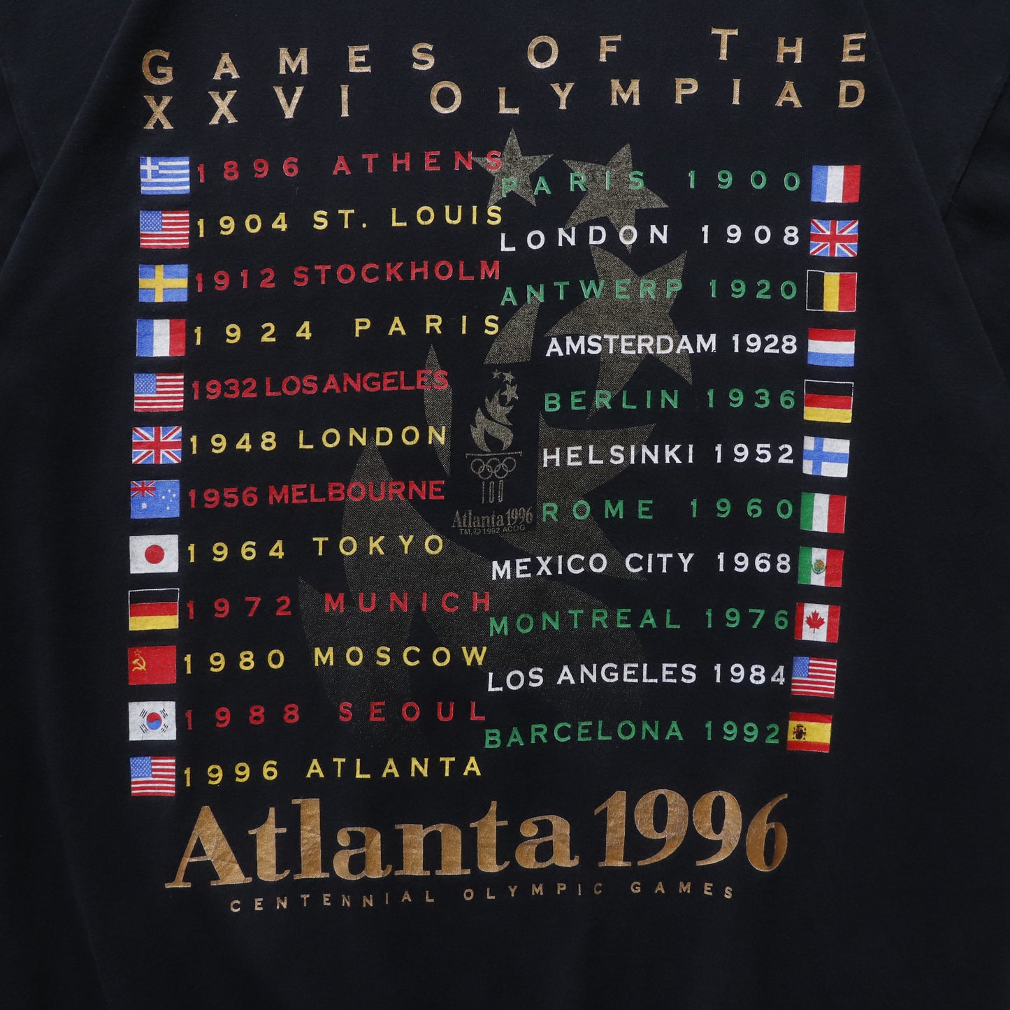 Vintage 1996 Atlanta Olympics Tee - L