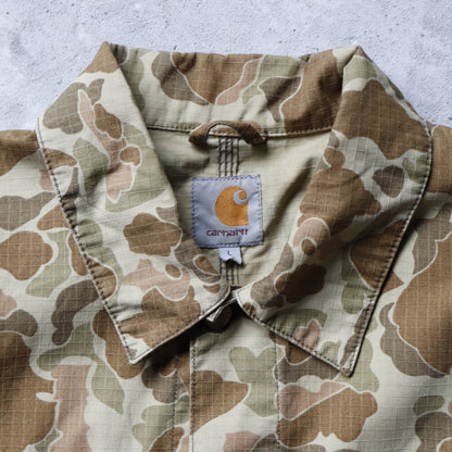 Vintage 2000s Carhartt Duck Camo Digger Jacket - L