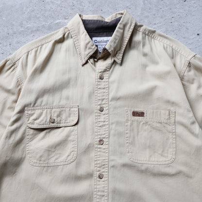 Vintage 2000s Carhartt Short Sleeve Button Up Shirt - L