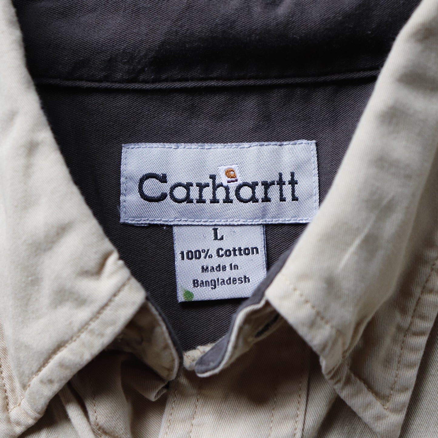 Vintage 2000s Carhartt Short Sleeve Button Up Shirt - L