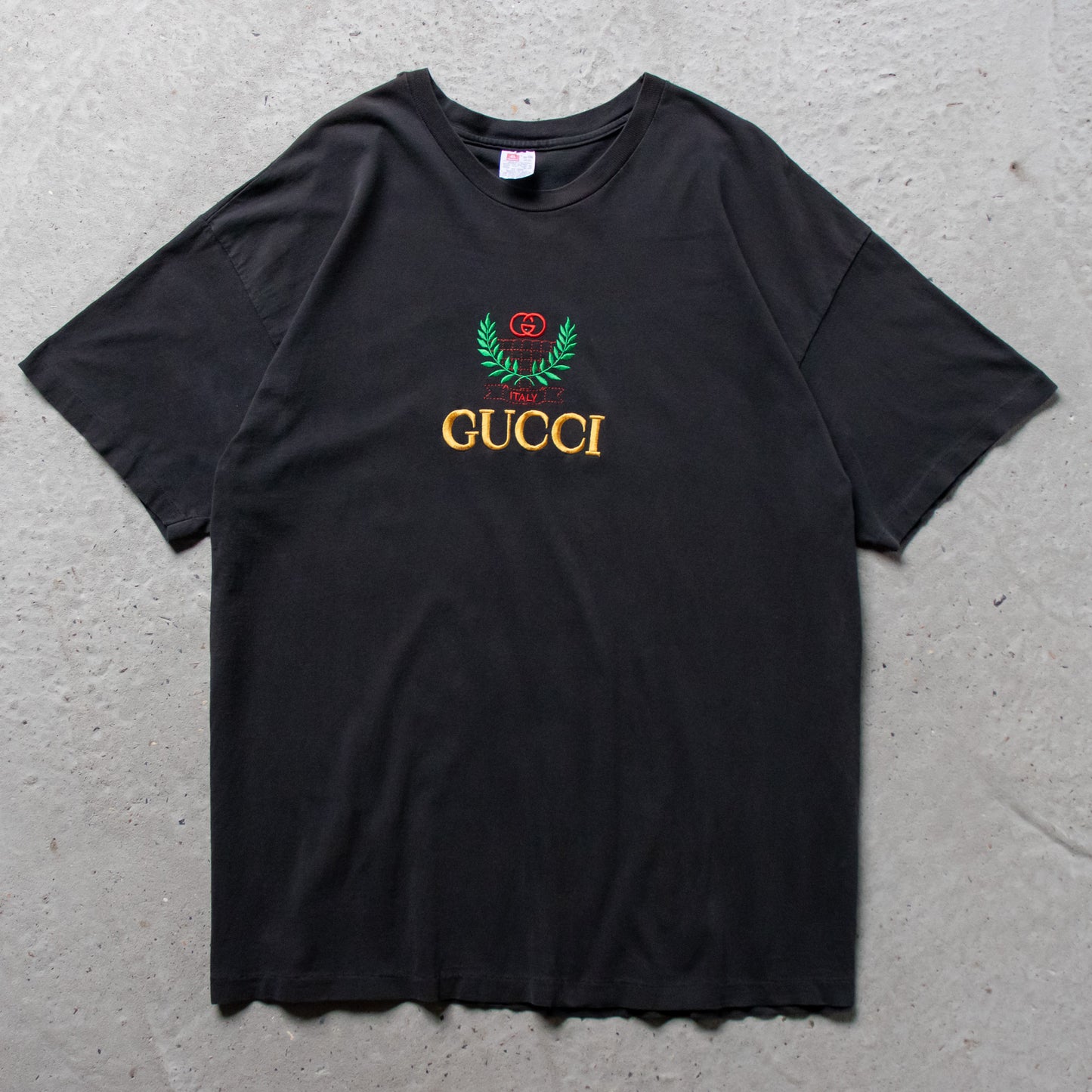 Vintage 90s Gucci Boot Tee - XXL