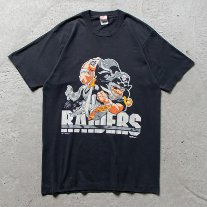 Vintage 80s LA Raiders NFL Tee - L