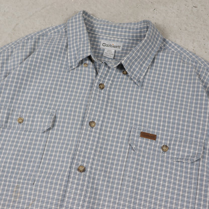 Vintage 2000s Carhartt Short Sleeve Button Up Shirt - XXL