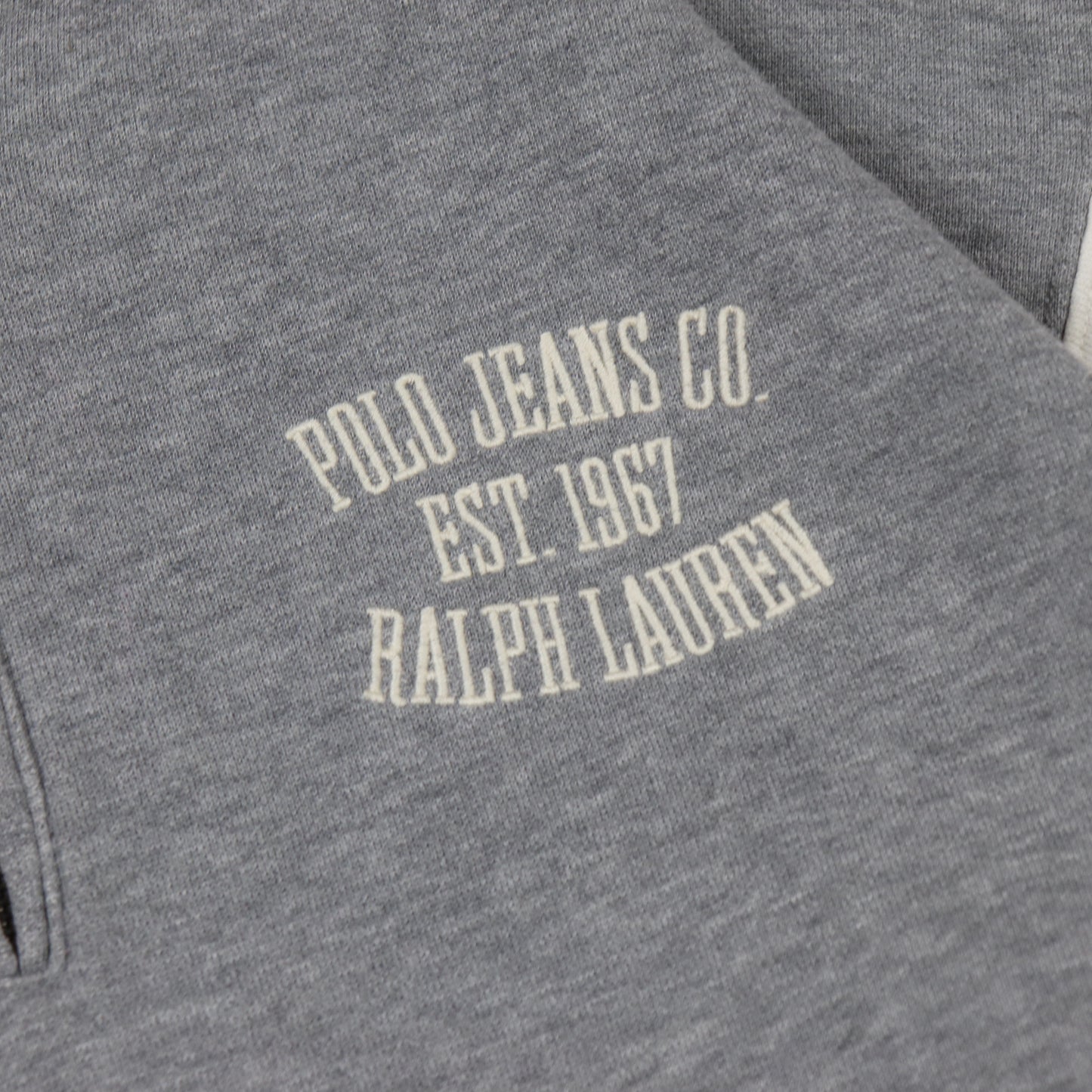 Vintage 90s Polo Ralph Lauren 1/4 Zip Hoodie - L