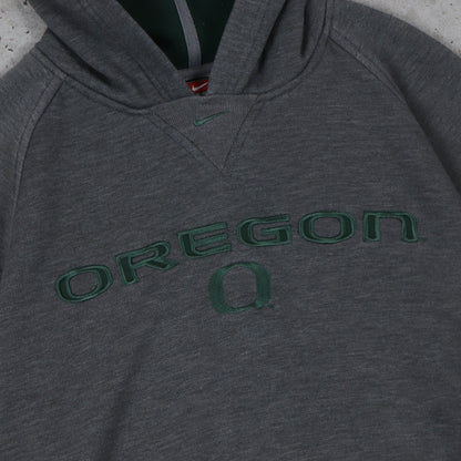 Vintage 90s Oregon Ducks Nike Centre Swoosh Hoodie - S