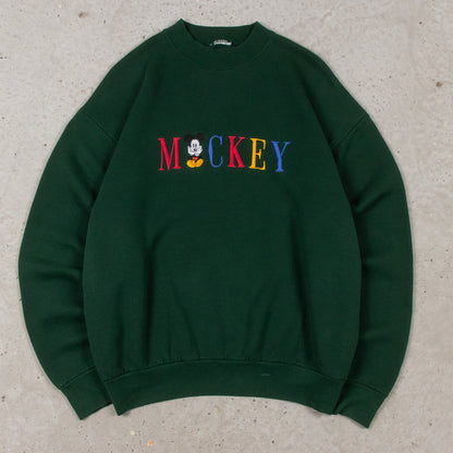 Vintage 90s Mickey Mouse Sweatshirt - L