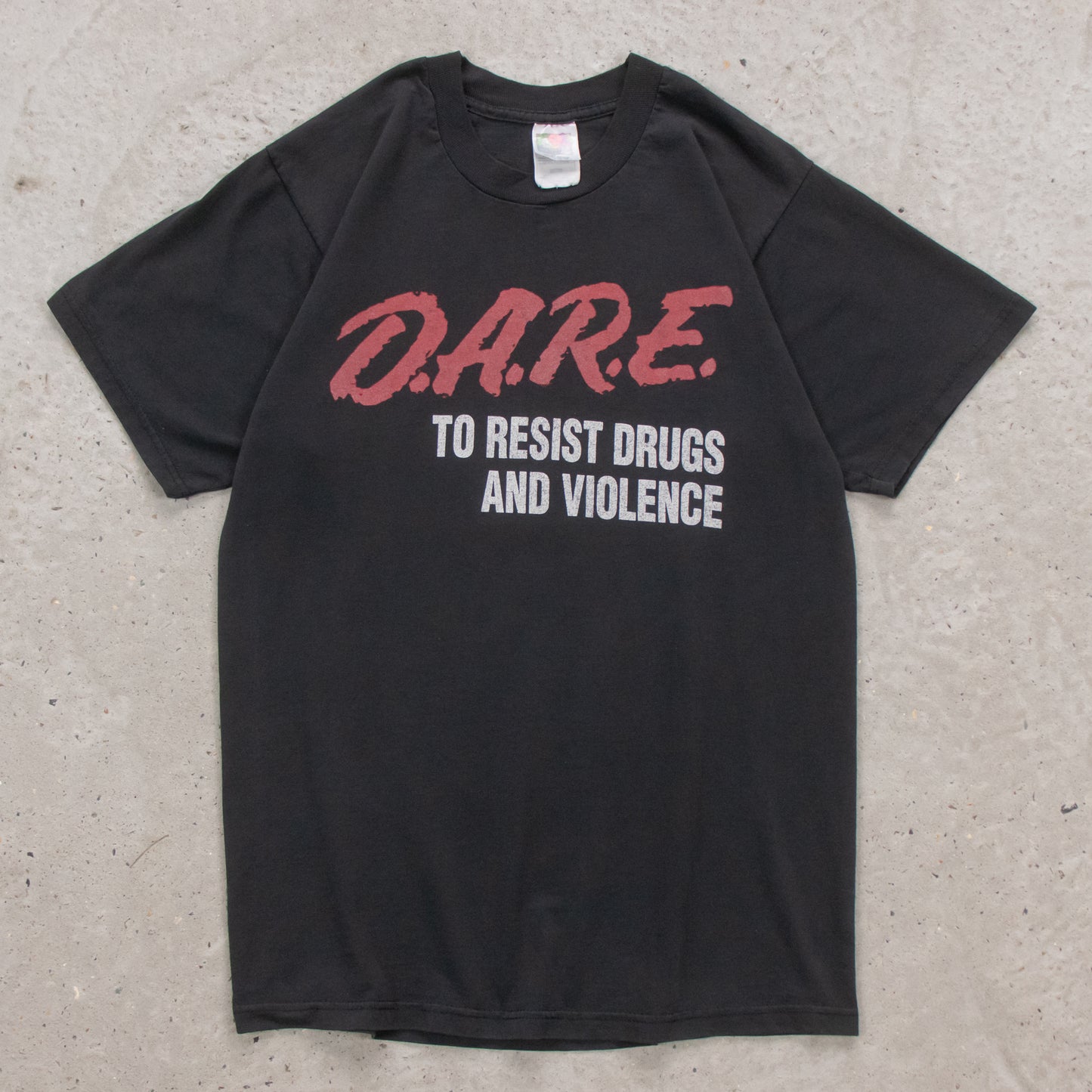 Vintage 90s DARE To Resist Drugs And Violence Tee - M