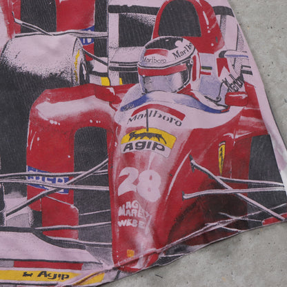 Vintage 1992 Marlboro Formula 1 Ferrari Racing AOP Tee - XL