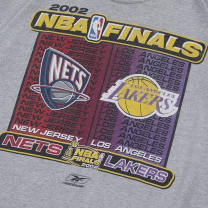 Vintage 2002 Nets vs Lakers NBA Finals Reebok Tee - XXL