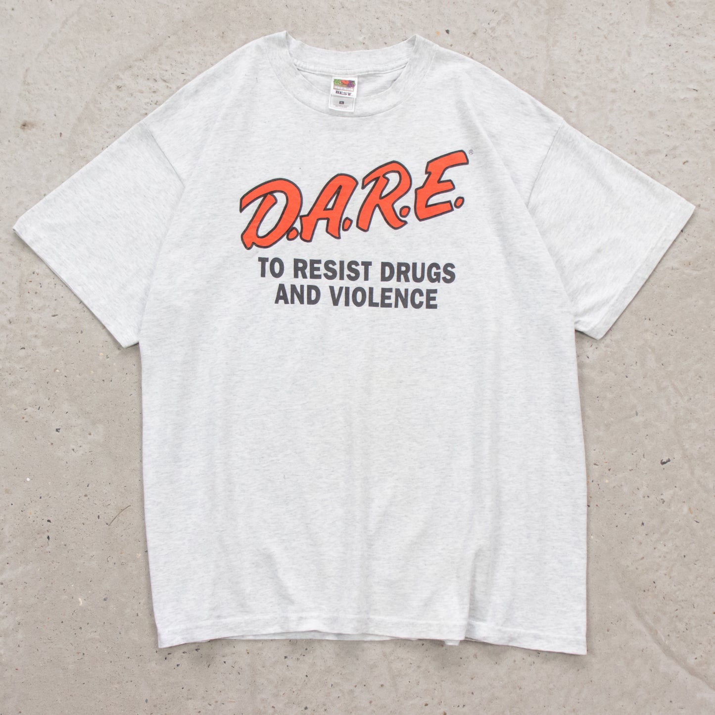 Vintage 90s DARE To Resist Drugs And Violence Tee - XL