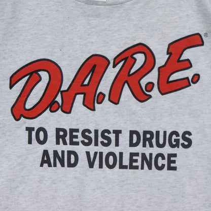 Vintage 90s DARE To Resist Drugs And Violence Tee - XL