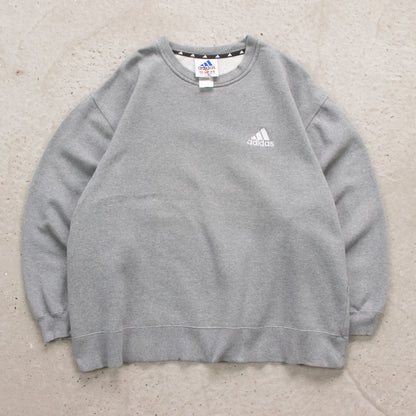 Vintage 90s Adidas Embroidered Sweatshirt - L