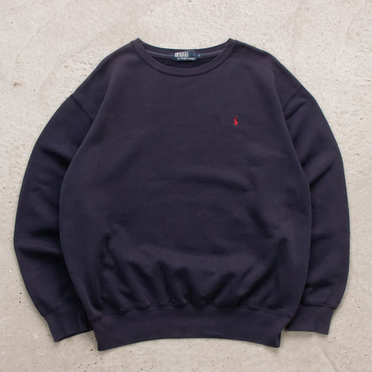 Vintage 90s Polo Ralph Lauren Embroidered Sweatshirt - L