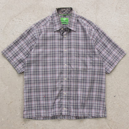 Vintage Forsyth Cropped Button Up Shirt - M