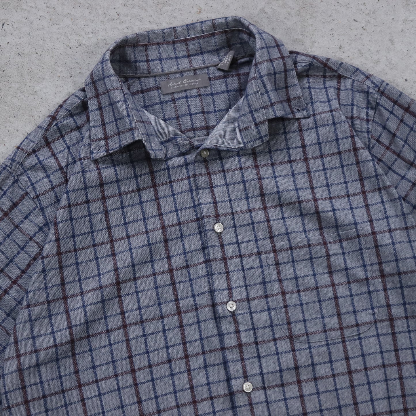 Vintage Daniel Cremiuex Cropped Button Up Shirt - L