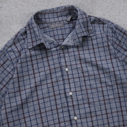 Vintage Daniel Cremiuex Cropped Button Up Shirt - L