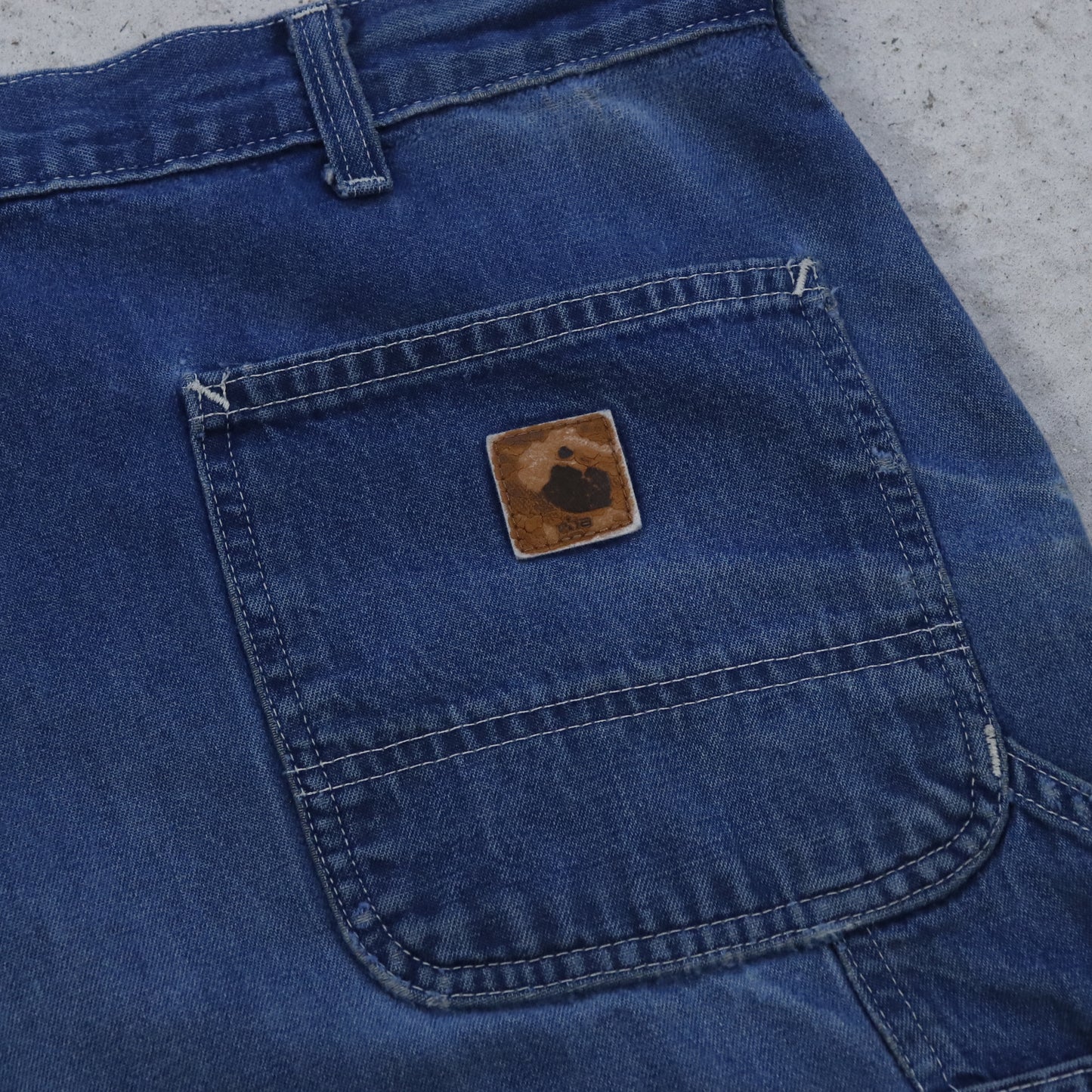 Vintage Carhartt Denim Carpenter Shorts - 38