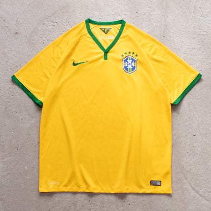 Brazil 2014 World Cup Home Nike Jersey - XL