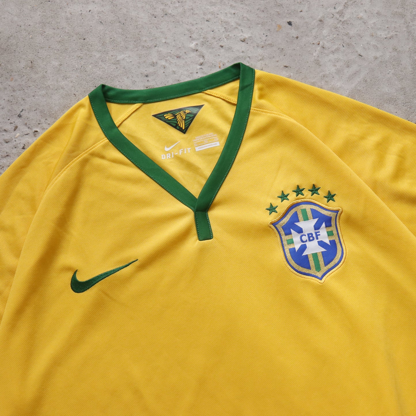 Brazil 2014 World Cup Home Nike Jersey - XL