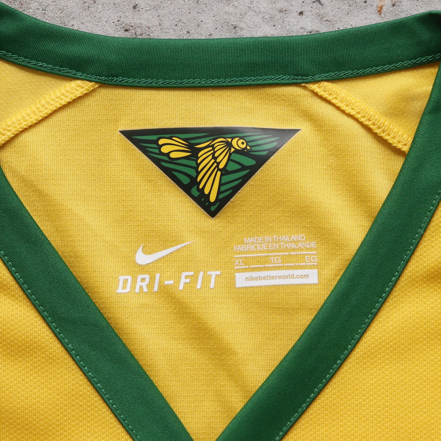 Brazil 2014 World Cup Home Nike Jersey - XL