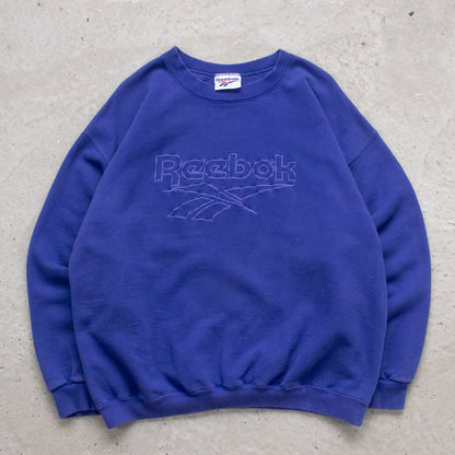 Vintage 90s Reebok Embroidered Sweatshirt - L