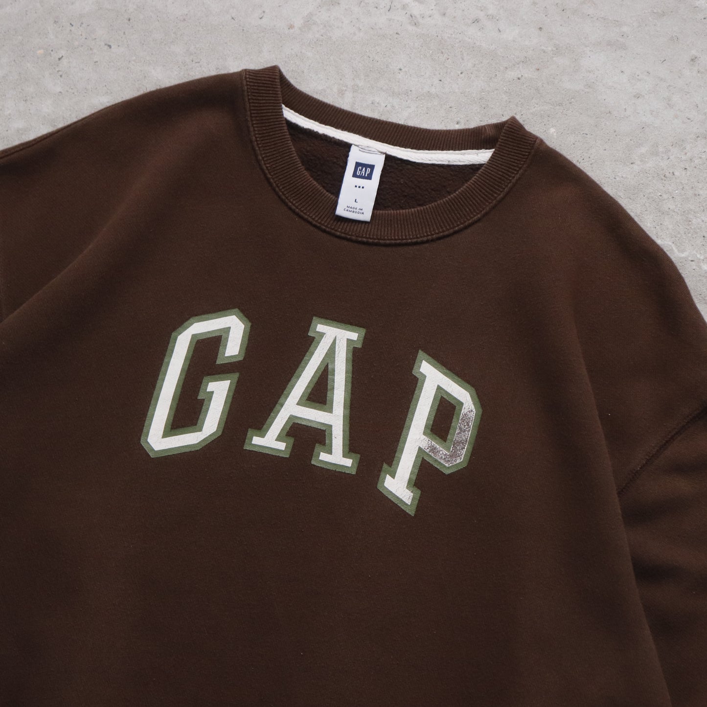 Vintage 2000s GAP Spellout Sweatshirt - L