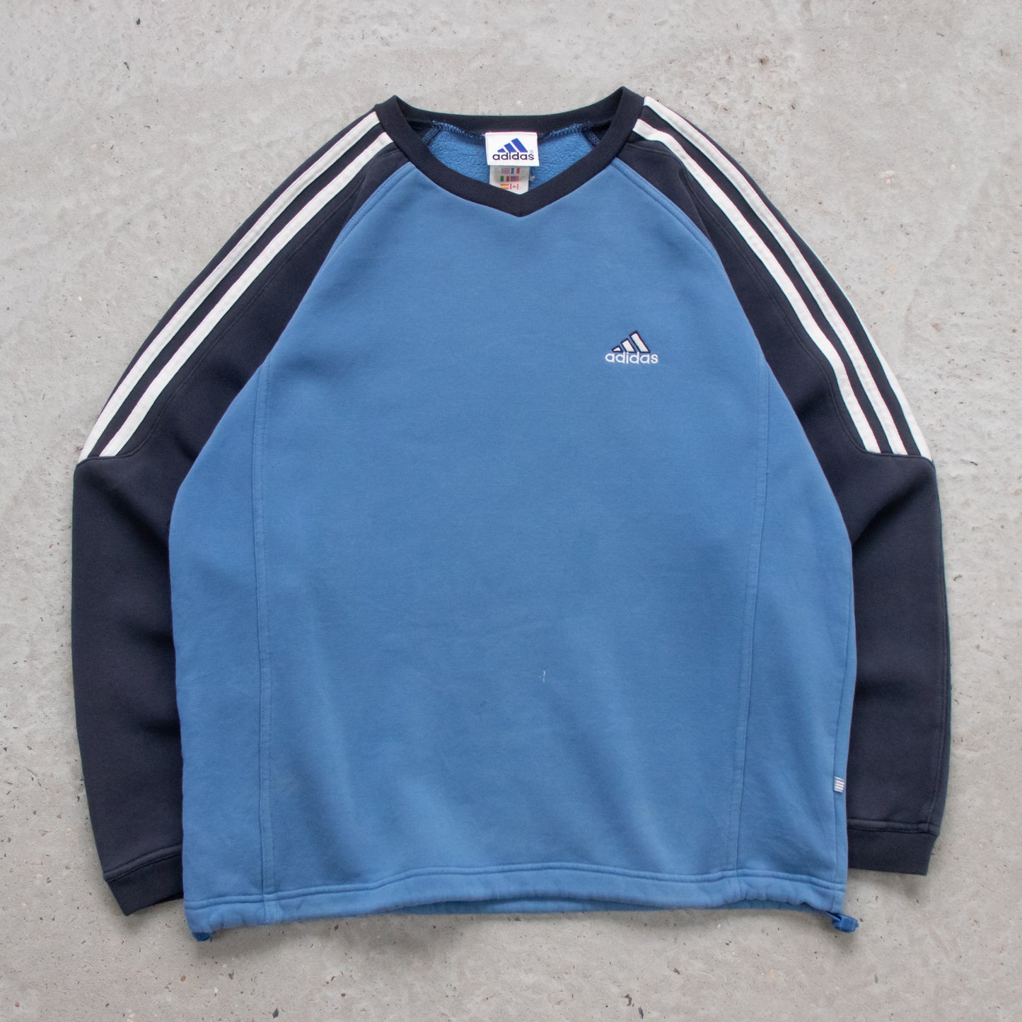 Vintage 90s Adidas 3-Stripe Sweatshirt - M