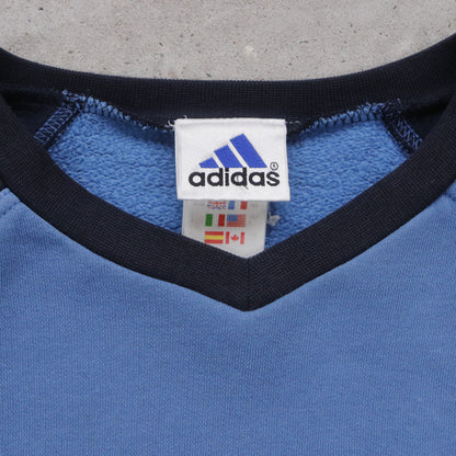 Vintage 90s Adidas 3-Stripe Sweatshirt - M