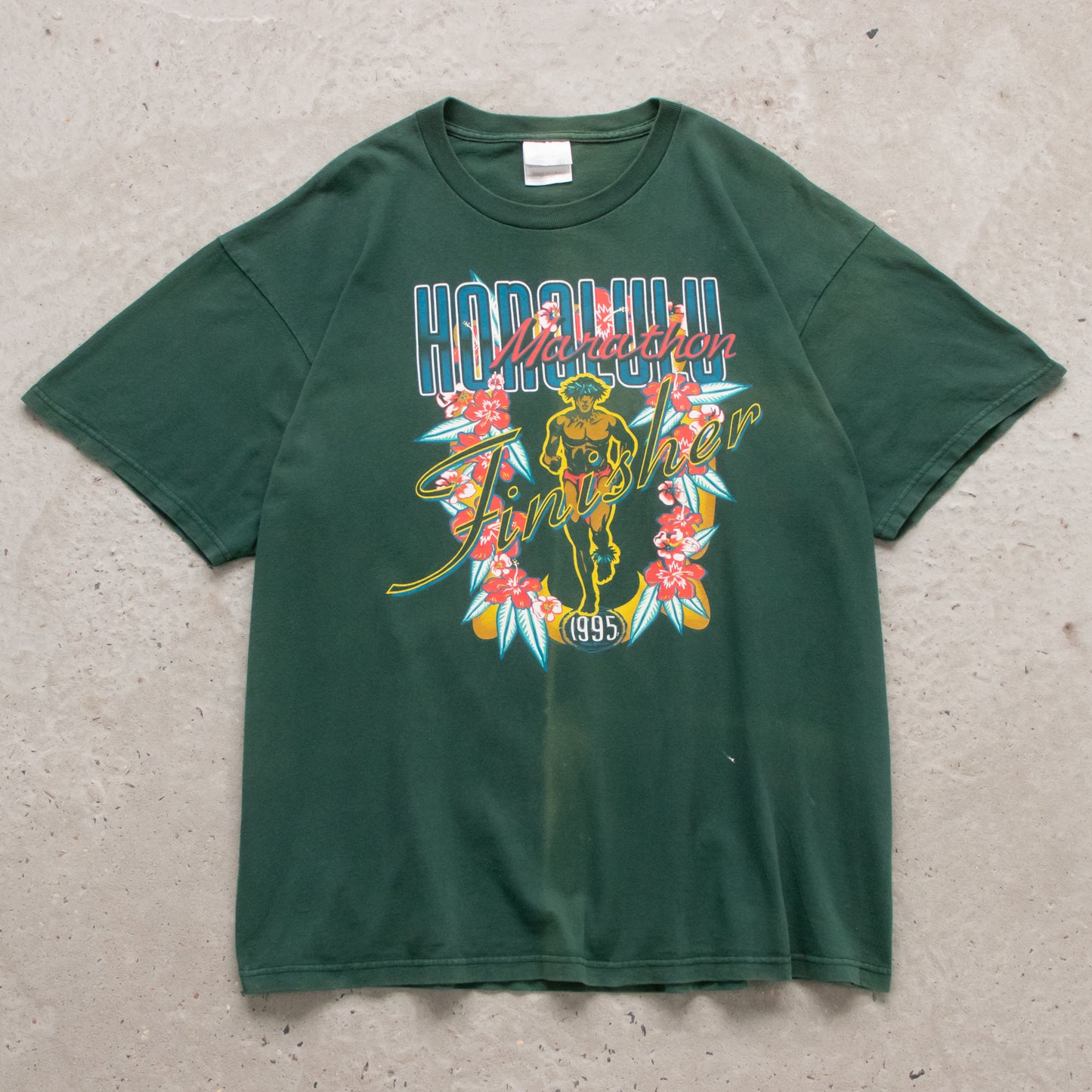 Vintage 1995 Nike Honolulu Marathon Tee - L