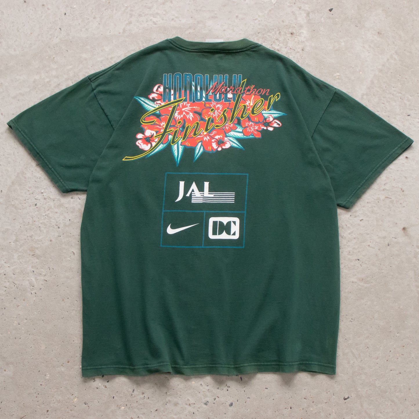 Vintage 1995 Nike Honolulu Marathon Tee - L