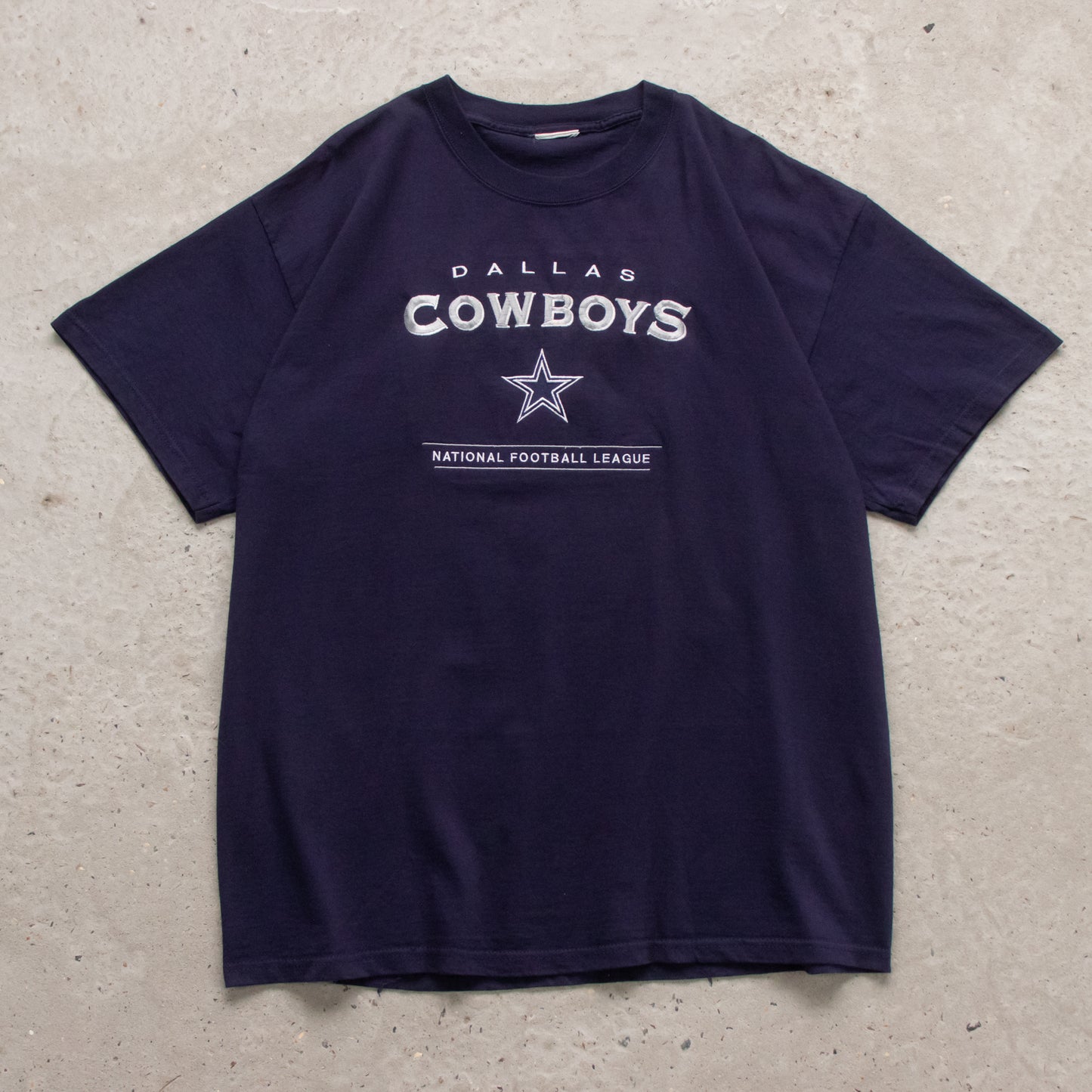 Vintage 90s Dallas Cowboys Embroidered NFL Tee - XL